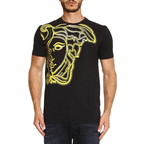 cheap mens versace t shirts|versace collection men shirt black.